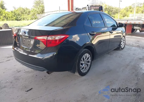 2017 Toyota Corolla Le z USA, uszkodzony, nr VIN 2T1BURHE6HC818688